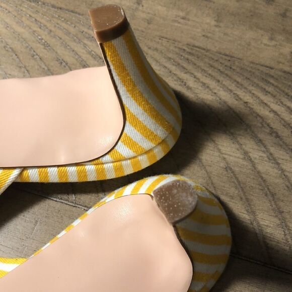 NWOT J Crew Classic Beach 🏖 Umbrella Striped Kitten Heels. 2” heel. Size 9. - Picture 7 of 11